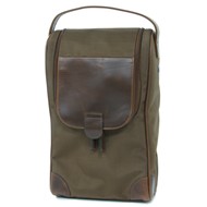 David Spencer Briarwood Leather Shoe Bag